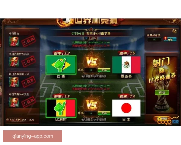 世界杯竞猜平台全新上线，与你一起预测冠军，享受丰厚奖励和乐趣